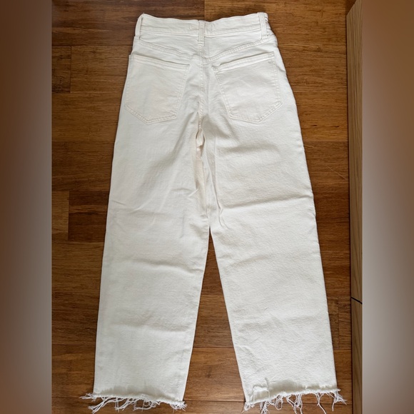 Madewell The Perfect Vintage Wide-Leg Crop Jean in Vintage Canvas Cream - Picture 11 of 12